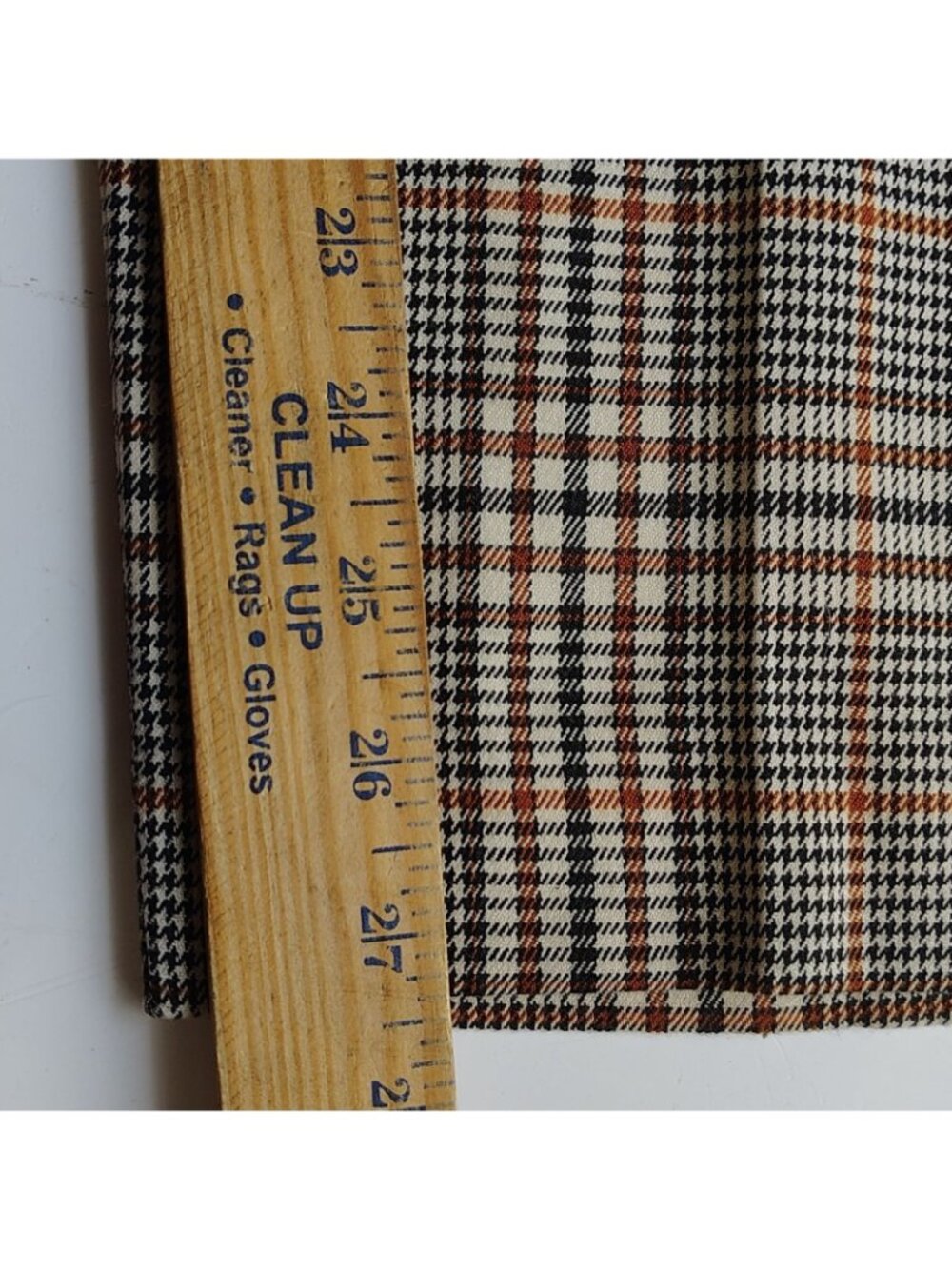 Tommy Hilfiger Multicolor Plaid Pattern Cropped Slacks Women's (36x27.5) Size 16 - Picture 6 of 9
